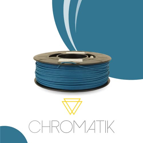 Filament Chromatik PLA 1.75mm Bleu Canard 750g Mat 4654 1
