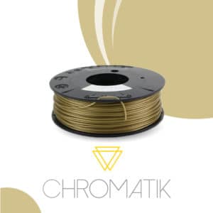 Filament Chromatik PLA 1.75mm – Or (750g)