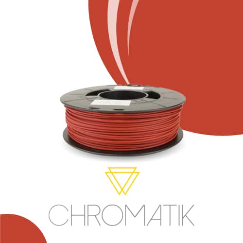 Filament Chromatik PLA 1.75mm Rouge Brique 750g Mat 4653 1