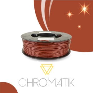Filament Chromatik PLA 1.75mm – Rouge Pailleté (750g)