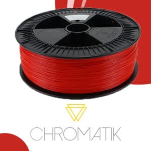 Filament Chromatik PLA 1.75mm – Rouge Pompier (2,3kg)