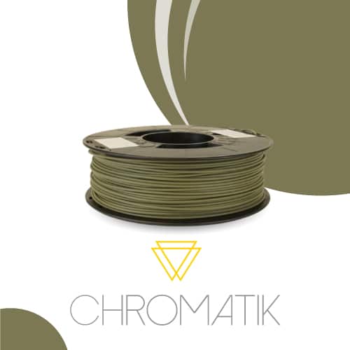 Filament Chromatik PLA 1.75mm Vert Argile 750g Mat 4339 1