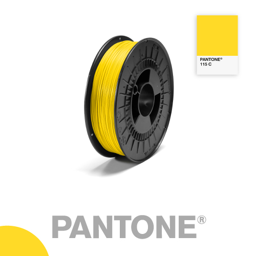 Filament Pantone PLA 1.75mm 115 C Yellow Pantone 4621 1
