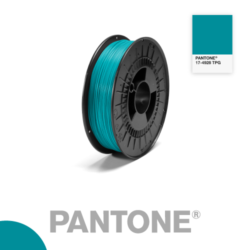 Filament Pantone PLA 1.75mm 17 4928 TPG Turquoise Pantone 4640 1