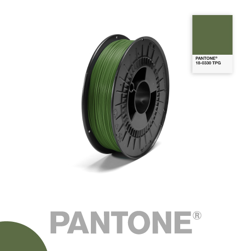 Filament Pantone PLA 1.75mm 18 0330 Kaki Pantone 4641 1