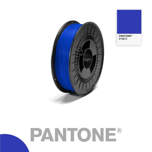 Filament Pantone PLA 1.75mm 2126 C Bleu Pantone 4619 1