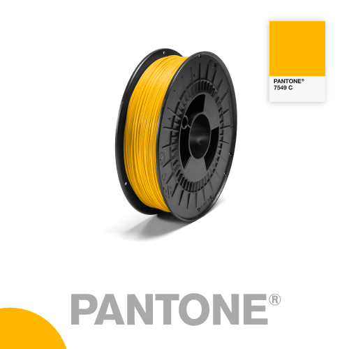 Filament Pantone PLA 1.75mm 7549 C Jaune Pantone 4628 1